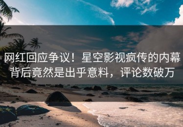 网红回应争议！星空影视疯传的内幕背后竟然是出乎意料，评论数破万